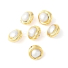 Electroplated Natural Cultured Freshwater Pearl Beads KK-P305-03G-1