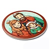 Christmas Handmade Printed Porcelain Big Pendants LS-PORC-F009-03-3