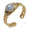 Synthetic Blue Lace Agate Finger Rings RJEW-U027-01G-06-1