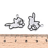 304 Stainless Steel & Enamel Pendants STAS-T073-23P-3