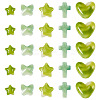 50Pcs 5 Styles Acrylic Beads OACR-TA0003-65-2