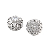 Brass Micro Pave Clear Cubic Zirconia Beads KK-Z059-02P-2