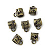 Tibetan Style Alloy Tube Bails FIND-F012-04AB-2