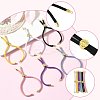 6Pcs 6 Colors Nylon Cords Bracelet Makings Fit for Connector Charms AJEW-FS0001-39-3