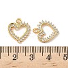 Brass Micro Pave Cubic Zirconia Pendants KK-D373-01D-G-3