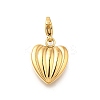 Heart 304 Stainless Steel Pendant Decorations STAS-R159-41G-06-1