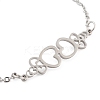 Non-Tarnish Stainless Steel Cable Chain Link Bracelets for Women Men LS-STAS-Z061-01P-09-2