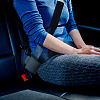 SUPERFINDINGS 1 Set Imitation Leather Car Seatbelt Regulator Car Seat AJEW-FH0001-86-8