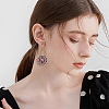 20Pcs 2 Colors Light Gold Alloy Enamel Pendants ENAM-CJ0002-11-6