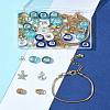 DIY Marine Theme Resin & Alloy Enamel Bead European Bracelet Making Kits DIY-FS0006-87-9