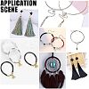 480Pcs 6 Styles 304 Stainless Steel Clamp Cord Ends STAS-UN0023-32-6