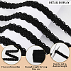18Yards Polyester Braided Lace Trim OCOR-CY0001-88B-5