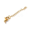 304 Stainless Steel Chain Extender Ion Plating(IP) STAS-O083-07G-01-2