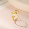 304 Stainless Steel Finger Rings for Women LS-RJEW-L129-01G-1