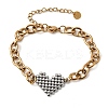 304 Stainless Steel Link Bracelets BJEW-K264-02B-G-4