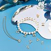 24Pcs 12 Style 12 Constellations Manual Polishing 304 Stainless Steel Charms STAS-SC0004-55-4