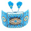 Friendship Eye Loom Pattern Seed Beads Bracelets for Women BJEW-Z013-15C-2