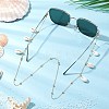 Brass Cable Eyeglasses Chains AJEW-TA00035-1