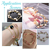 60Pcs 2 Colors Brass Curved Tube Beads KK-UN0004-25-6