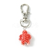 Ocean Themed Tortoise Handmade Porcelain Pendant Decorations HJEW-JM01698-2
