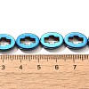 Electroplated Synthetic Non-magnetic Hematite Beads Strands G-L613-Z01-03A-4