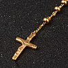 201 Stainless Steel Rosary Bead Necklaces LS-NJEW-L427-22G-3