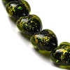 Handmade Dichroic Foil Glass Beads Strands DICH-U001-03H-3