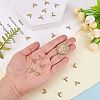 20Pcs Brass Micro Pave Colorful Cubic Zirconia Charms KK-SZ0004-71-4