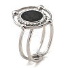 304 Stainless Steel Enamel Open Cuff Rings for Women RJEW-F166-43P-01-1