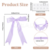Cloth Bowknot Garland AJEW-WH20064-76D-2