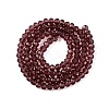 Transparent Glass Beads Strands X-GLAA-R135-2mm-18-3