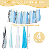 Tissue Paper Tassels Garland AJEW-WH20006-110B-2