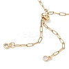 2.5MM 304 Stainless Steel Paperclip Chain Slider Bracelet Making AJEW-JB01557-01-4