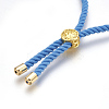 Cotton Cord Bracelet Making KK-F758-03E-G-3