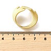 304 Stainless Steel Adjustable Cuff Rings for Women RJEW-B123-01G-04-5