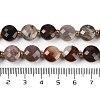 Natural Petrified Wood Beads Strands G-B094-A10-01-5