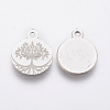 Non-Tarnish 304 Stainless Steel Charms STAS-G174-07P-2