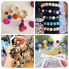 100Pcs 10 Colors Handmade Polymer Clay Rhinestone Beads RB-TA0001-19-8