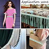 Polyester with PVC Paillette Lace Trim Ribbon OCOR-WH20050-015C-4