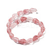 Cherry Quartz Glass Beads Strands G-P520-B18-01-3