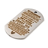 Non-Tarnish 201 Stainless Steel Pendants STAS-L079-01P-11-2