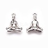 Tibetan Style Alloy Pendants X-TIBEP-A36593-AS-RS-2