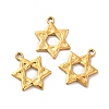 Ion Plating(IP) 304 Stainless Steel Pendants STAS-Q001-02G-2