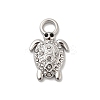 304 Stainless Steel Rhinestone Pendants STAS-A122-04P-1
