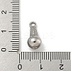 Non-Tarnish 304 Stainless Steel Pendants STAS-N103-108P-3
