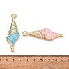 Alloy and Enamel Big Pendants PALLOY-T092-88M-3