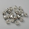 Zinc Alloy European Beads FIND-WH0112-87AS-2