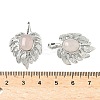 Natural Rose Quartz Pendants G-L623-04P-10-3