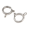 304 Stainless Steel Spring Ring Clasps STAS-B095-05G-P-2
