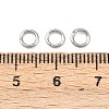 Tarnish Resistant 304 Stainless Steel Open Jump Rings STAS-J013-5x0.9mm-01-3
